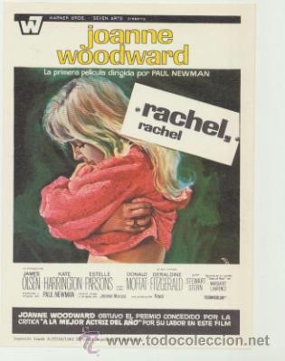  Foglietti di film di film antichi di cinema: Rachel,Rachel. Sencillo de WB.
