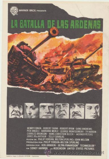 Cine: La Batalla de las Ardenas. Sencillo de WB. - Foto 1