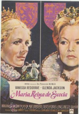  Foglietti di film di film antichi di cinema: Mar&iacute;a Reina de Escocia. Sencillo de Paramount. &iexcl;IMPECABLE!