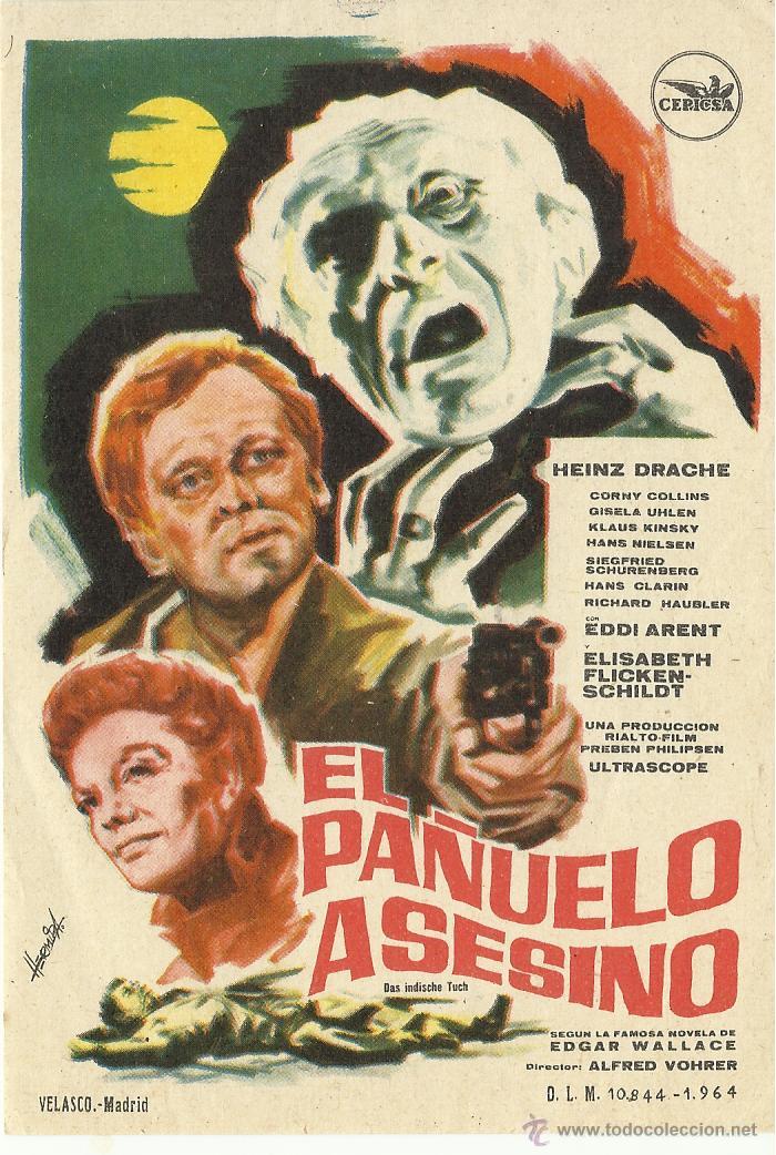 Cine: Programa de mano de la pel&iacute;cula El pa&ntilde;uelo asesino. - Foto 1