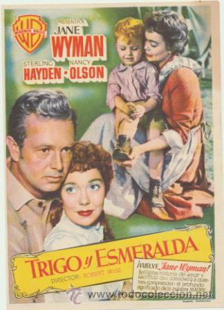  Foglietti di film di film antichi di cinema: Trigo y Esmeralda. Sencillo de WB.