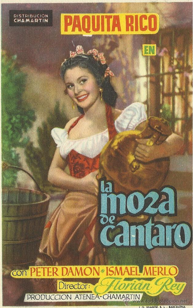 Cine: Programa de mano de la pel&iacute;cula La moza de cantaro, con Paquita Rico. - Foto 1