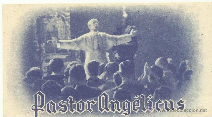 Cine: Programa de mano de la pel&iacute;cula Pastor Ang&eacute;licus Piux XII. - Foto 1