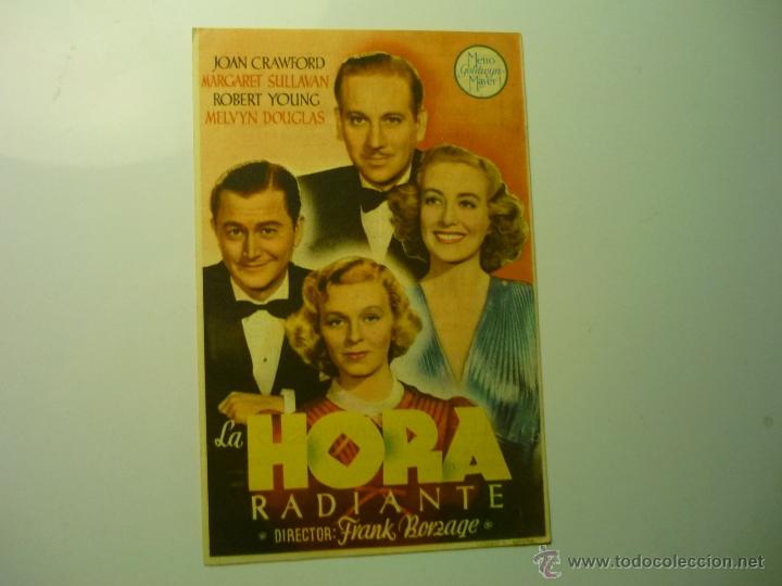 Cine: programa la hora radiante.--joan crawford-- - Foto 1