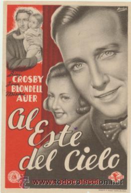  Foglietti di film di film antichi di cinema: Al Este del Cielo. Sencillo de Capitolio.