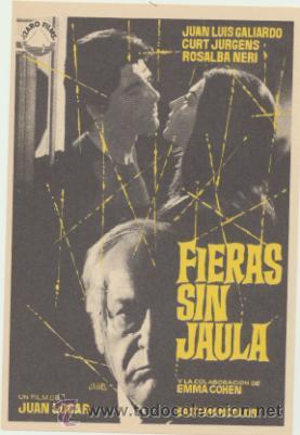 Cine: Fieras sin jaula. Sencillo de Izaro films.  &iexcl;IMPECABLE! - Foto 1