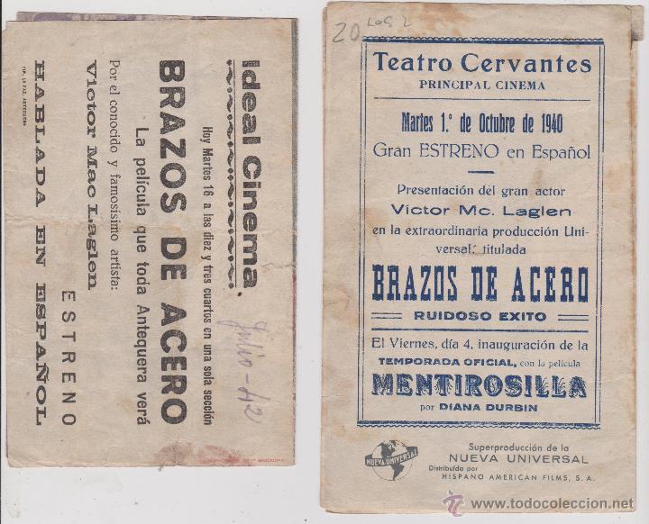 Cine: programas dobles de cine pelicula-brazos de acero - Foto 2