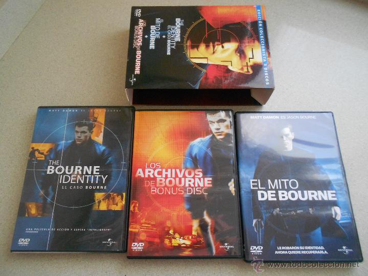 Cine: BOURNE ,EDICION COLECCIONISTA 3 DISCOS - Foto 1