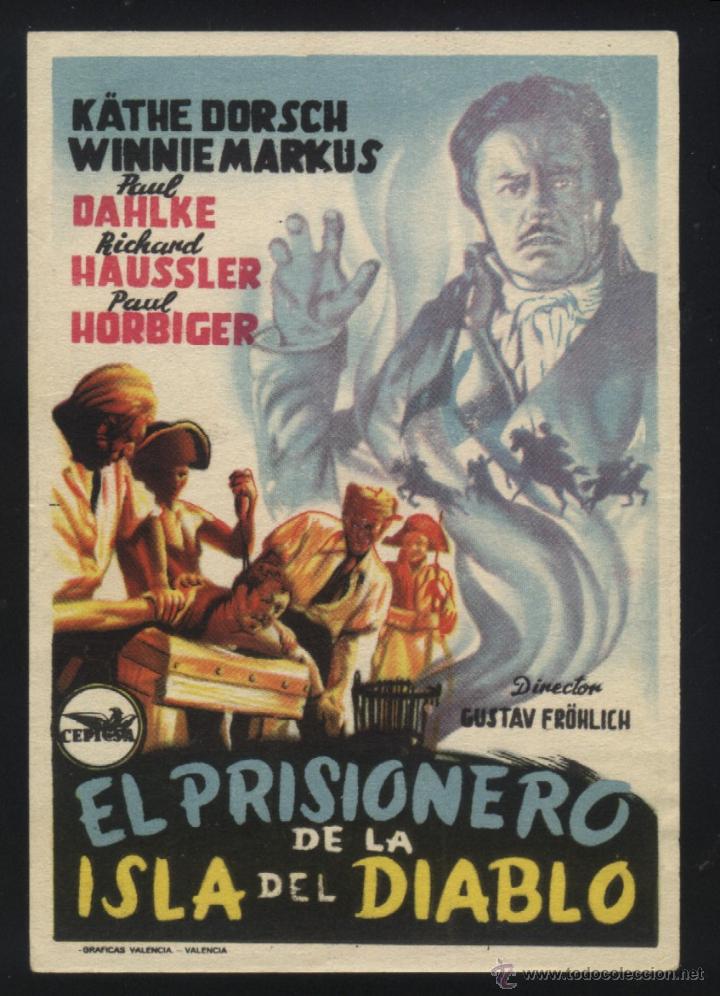 Kino: Q-04406- EL PRISIONERO DE LA ISLA DEL DIABLO (DER BAGNOSTR&Auml;FLING) Kathe Dorsch - Winnie Markus