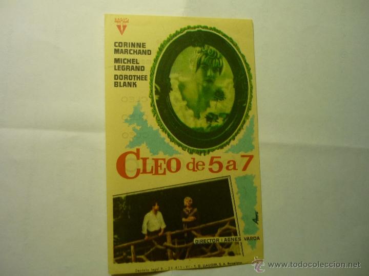Cine: programa cleo de 5 a 7.- michel legrand- cine el madrigal - Foto 1