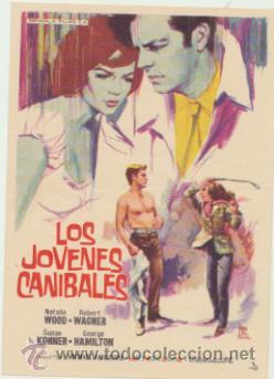  Foglietti di film di film antichi di cinema: Los J&oacute;venes Canibales. Sencillo de Bengala Films.