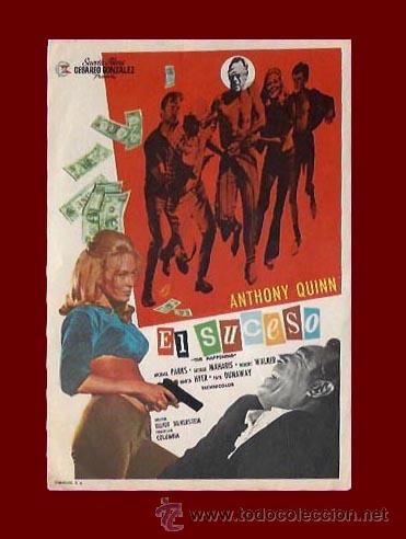 Cine: EL SUCESO - PROGRAMA DE CINE ORIGINAL A&Ntilde;O 1967 - SIN PUBLICIDAD - Foto 1