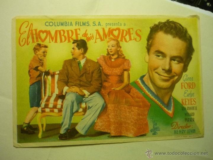 Cine: programa el hombre de mis amores.--glenn ford