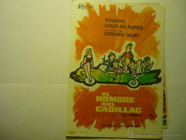 Cine: programa el hombre del cadillac .-louis de funes - Foto 1