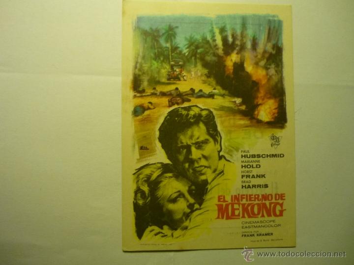 Cine: programa el infierno de mekong .- horst frank -publicidad - Foto 1