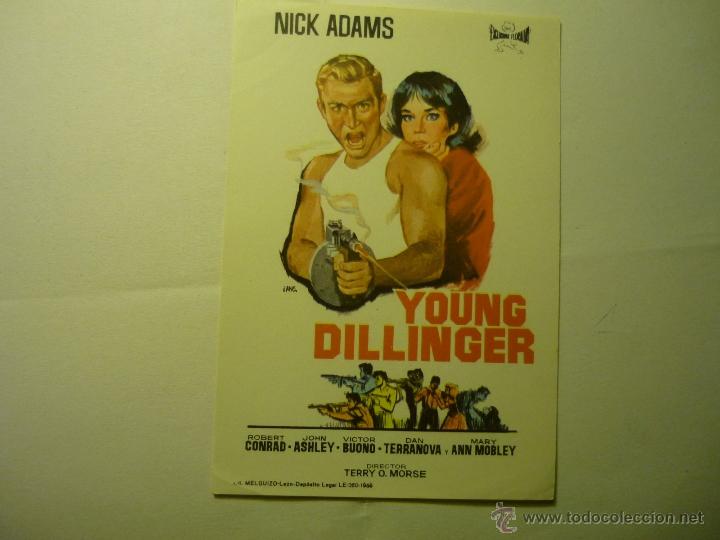 Cine: PROGRAMA YOUNG DILLINGER - NICK ADAMS - Foto 1