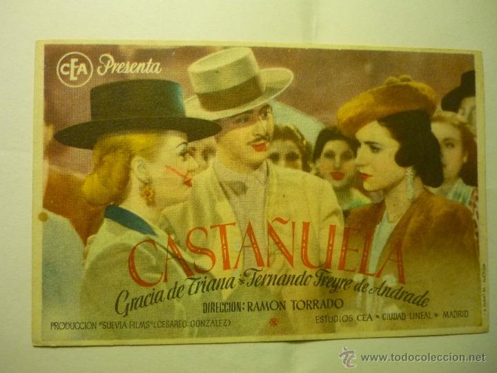 Cine: programa csta&ntilde;uela.-gracia de triana .--publicidad - Foto 1