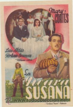 Cine: La P&iacute;cara Susana. Programa sencillo. - Foto 1