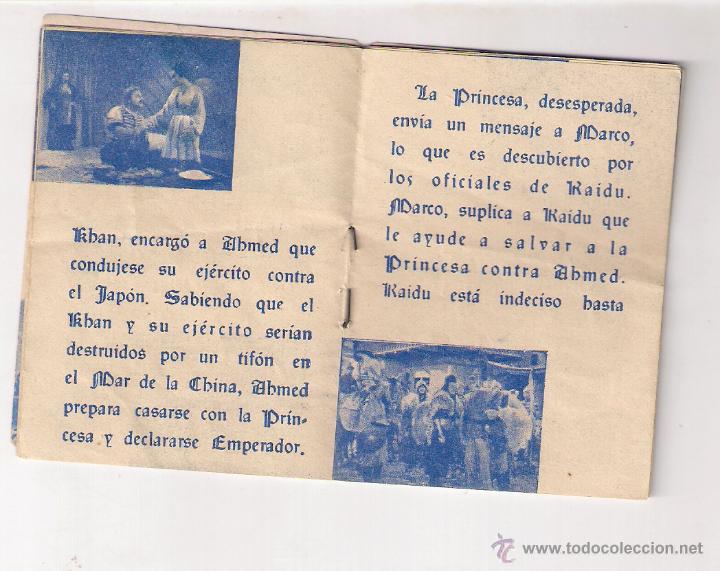 Cine: LAS AVENTURAS DE MARCO POLO, GARY COOPER, LIBRITO - Foto 2