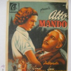 Cine: ALTO MANDO - SIN PUBLICIDAD - ORIGINAL