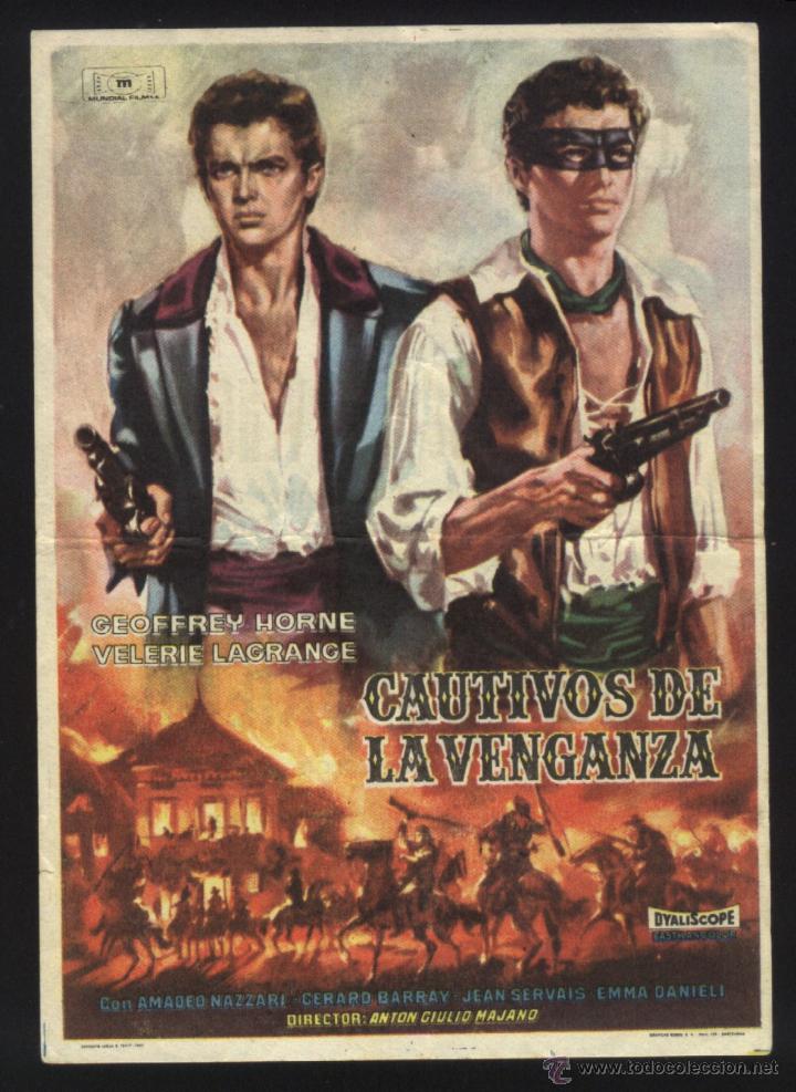 Cinema: Q-04461- CAUTIVOS DE LA VENGANZA (I fratelli Corsi) (CINE BATRINA) Geoffrey Horne - Gerard Barray
