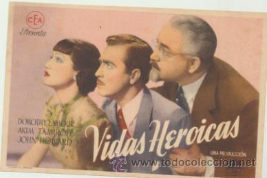 Cine: Vidas Heroicas. Sencillo de CEA. - Foto 1