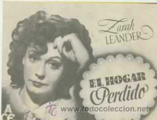  Foglietti di film di film antichi di cinema: El Hogar perdido. Doble. Cine