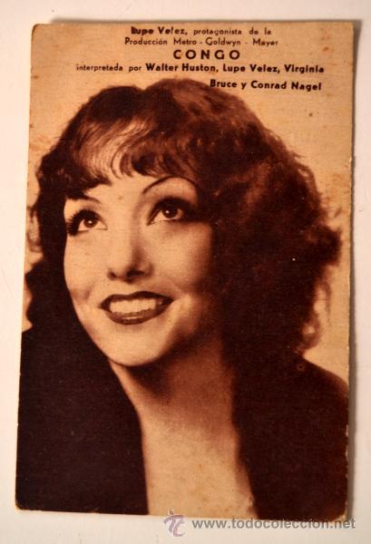 Cine: CONGO * LUPE VELEZ FOLLETO DE MANO *