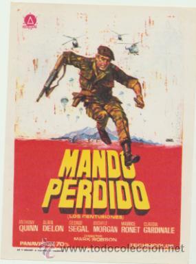Cine: Mando Perdido. Sencillo de Delta Films.  &iexcl;IMPECABLE! - Foto 1
