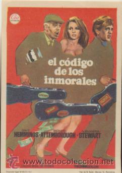 Cine: El c&oacute;digo de los inmorales. Sencillo de CEA.  &iexcl;IMPECABLE! - Foto 1