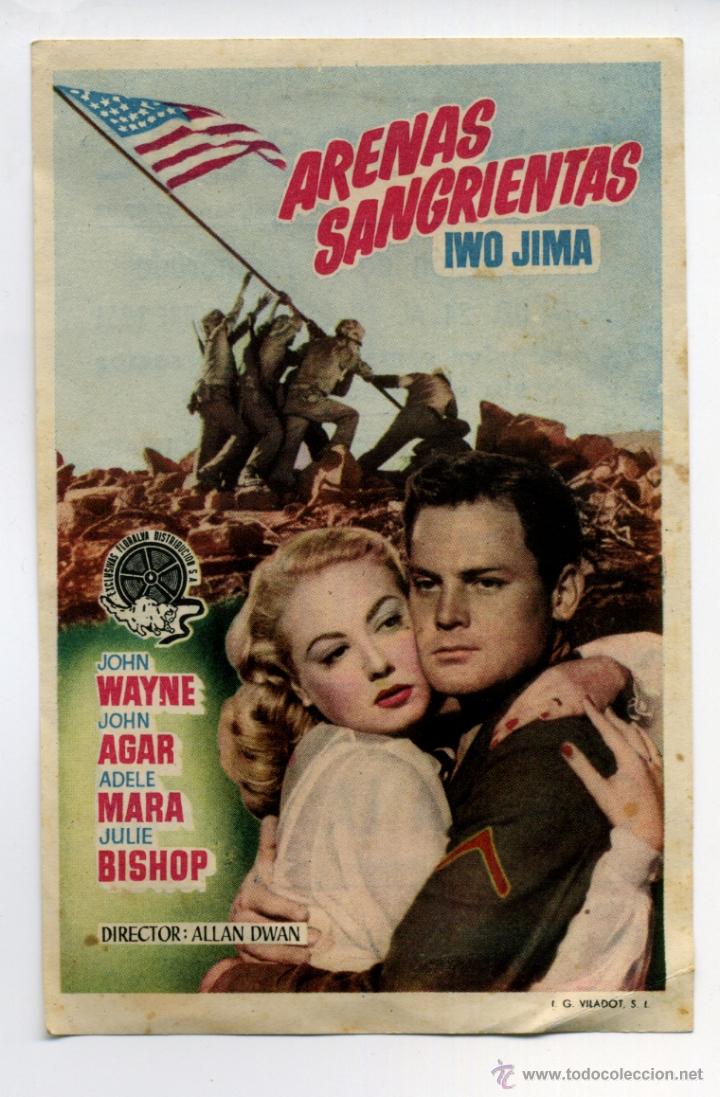Cine: ARENAS SANGRIENTAS, con John Wayne. - Foto 1