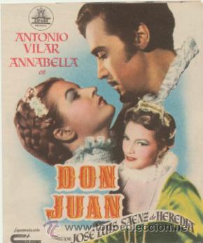 Cine: Don Juan. doble de Cifesa. - Foto 1