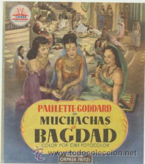 Cine: Muchachas de Bagdad. Doble de Cifesa. - Foto 1