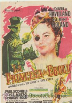Cine: La Princesa de Eboli. Sencillo. Palacio del Cine. - Foto 1