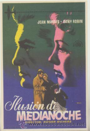  Foglietti di film di film antichi di cinema: Ilusi&oacute;n De Medianoche. Sencillo de Fusteer.  Teatro Regio - Yecla.  &iexcl;IMPECABLE!