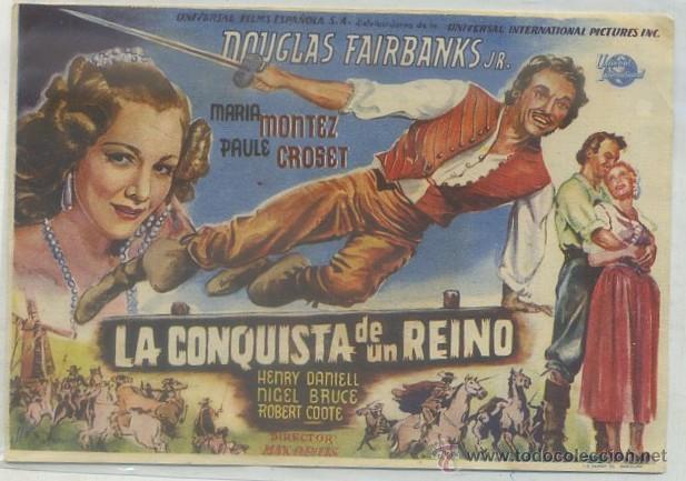 Cine: PROGRAMA DE CINE: LA CONQUISTA DE UN REINO PC-2865 - Foto 1