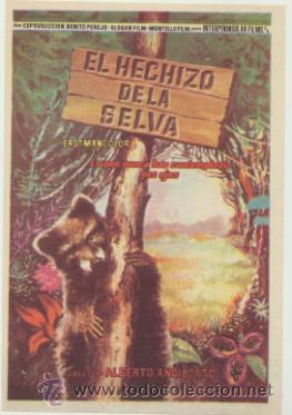 Cine: El Hechizo de la Selva. Sencillo de Interpeninsular. &iexcl;IMPECABLE! - Foto 1