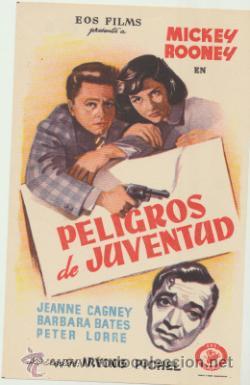 Cine: Peligros de Juventud. Sencillo de Eos Films.  &iexcl;IMPECABLE! - Foto 1