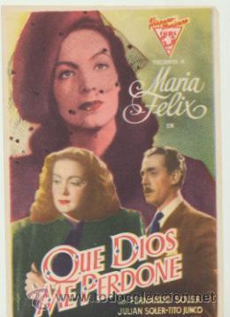  Flyers Publicitaires de films Anciens: Que Dios me perdone. Sencillo de Hispano Mexicana.