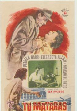 Cine: Tu matar&aacute;s. Sencillo de Rosa Films. - Foto 1