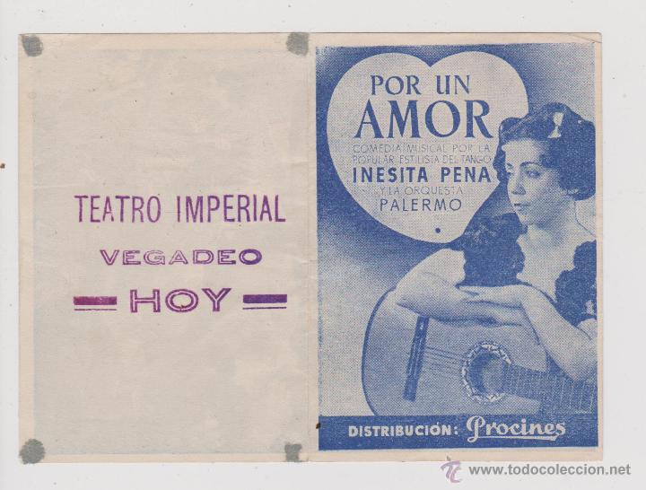 Cine: programa de cine--POR UN AMOR