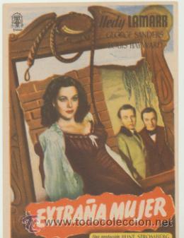 Cine: Extra&ntilde;a mujer. Sencillo de Procines.  &iexcl;IMPECABLE! - Foto 1