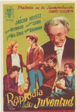Cine: Rapsodia de juventud. Sencillo de Procines. - Foto 1