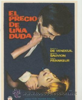 Cine: El precio de una duda. Sencillo de Rosa Films.  &iexcl;IMPECABLE! - Foto 1