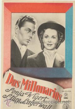 Cine: Dos Millonarios. Sencillo de Capitolio. - Foto 1