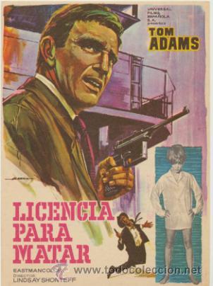 Cine: Licencia para matar. Sencillo de Universal. - Foto 1