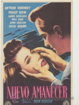  Foglietti di film di film antichi di cinema: Nuevo Amanecer. Sencillo de Capitolio. Gran Teatro Calder&oacute;n - Valadolid.