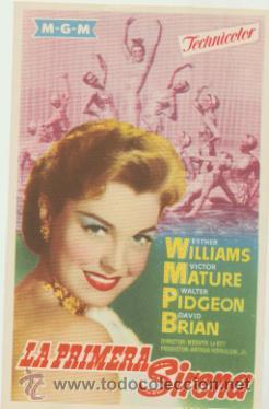 Cine: La Primera Sirena.Sencillo de MGM. &iexcl;IMPECABLE! - Foto 1