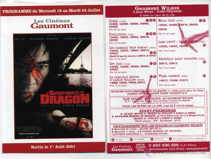 Cine: LE BAISER MORTEL DU DRAG&Oacute;N, con Jet Li. - Foto 1
