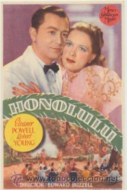 Cine: Honolulu. Sencillo de MGM. Cine Espa&ntilde;ol.  &iexcl;IMPECABLE! - Foto 1